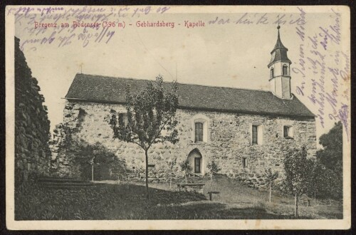 Bregenz am Bodensee (396 m) - Gebhardsberg - Kapelle