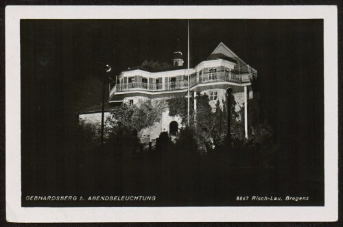 [Bregenz] Gebhardsberg b. Abendbeleuchtung