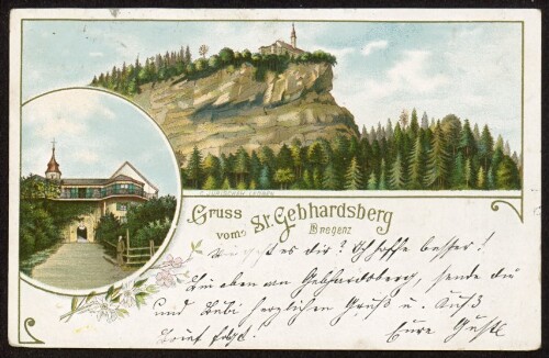 Gruss vom St. Gebhardsberg Bregenz : [Correspondenz-Karte ...]