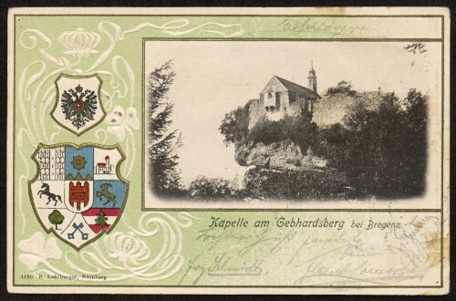 Kapelle am Gebhardsberg bei Bregenz : [Correspondenz-Karte ...]
