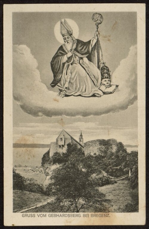 Gruss vom Gebhardsberg bei Bregenz