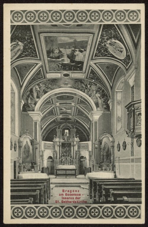 Bregenz am Bodensee : Inneres der St. Gebhardskirche