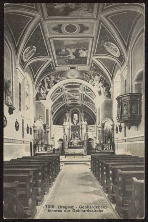 Bregenz - Gebhardsberg : Inneres der Gebhardskirche