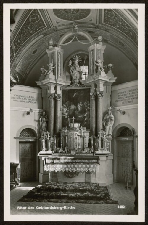 [Bregenz] Altar der Gebhardsberg-Kirche