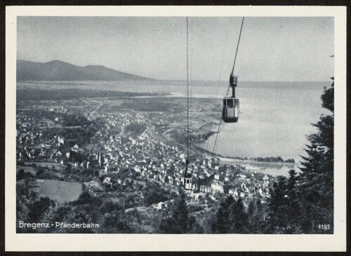 Bregenz - Pfänderbahn