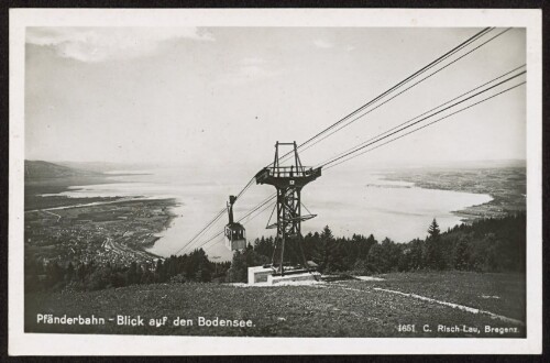 [Bregenz] Pfänderbahn - Blick auf den Bodensee