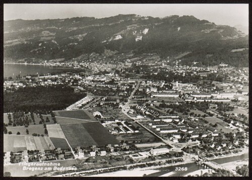Fliegeraufnahme : Bregenz am Bodensee