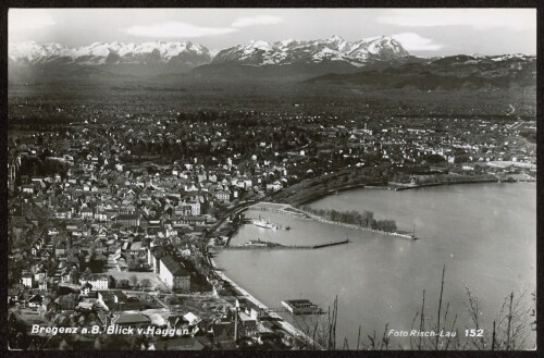 Bregenz a. B. Blick v. Haggen