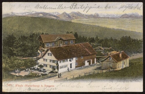 Fluh (Vorarlberg) b. Bregenz : [Correspondenz-Karte An ... in ...]