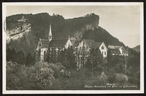 Bregenz : Kloster Riedenburg mit Blick auf Gebhardsberg