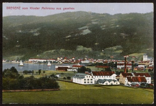 Bregenz vom Kloster Mehrerau aus gesehen