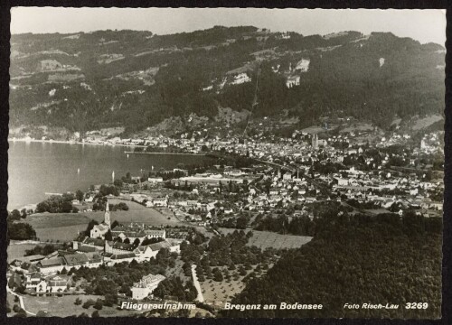 Bregenz am Bodensee : Fliegeraufnahme