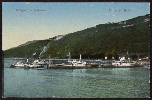 Bregenz a. Bodensee : Partie am Hafen