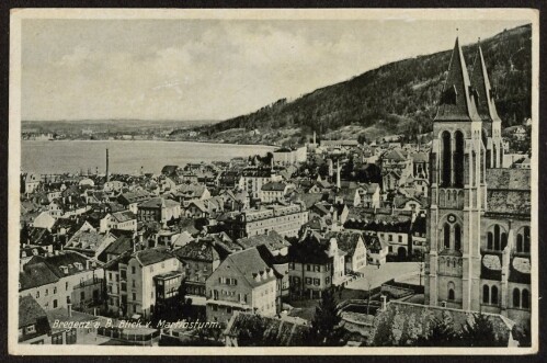 Bregenz a. B. Blick v. Martinsturm