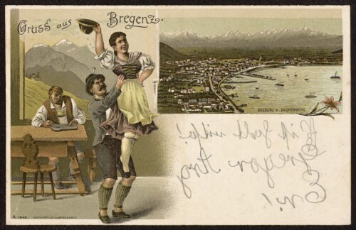 Gruss aus Bregenz : Bregenz v. Buchenberg : [Correspondenzkarte ...]