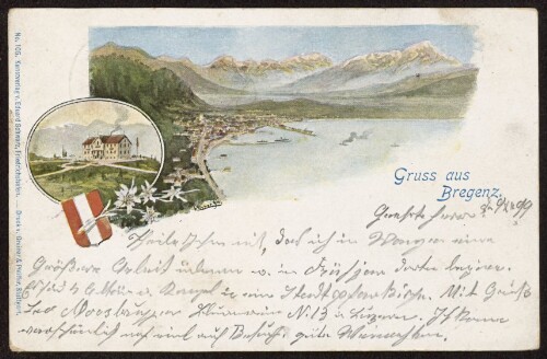 Gruss aus Bregenz : [Correspondenz-Karte ...]