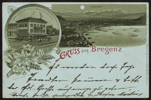 Gruss aus Bregenz : Bregenz ... : [Correspondenz-Karte An ... in ...]