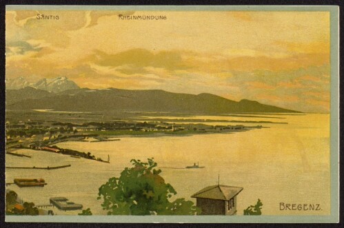 Bregenz : Säntis : Rheinmündung