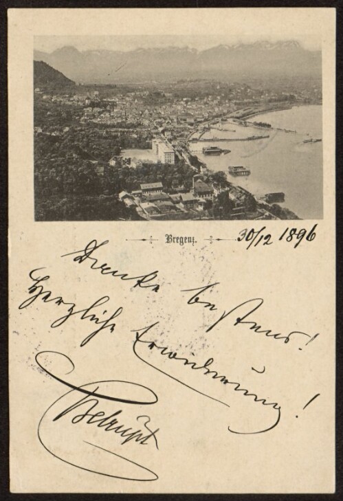 Bregenz : [Correspondenz-Karte An ... in ...]