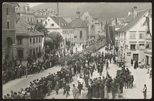 [Erinnerung an den Besuch Deutscher Verwundeten am 11. Mai 1915 in Bregenz]