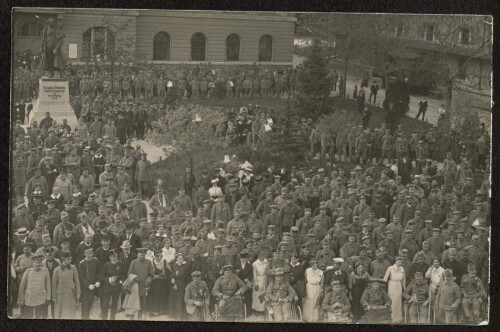 [Erinnerung an den Besuch Deutscher Verwundeten am 11. Mai 1915 in Bregenz]