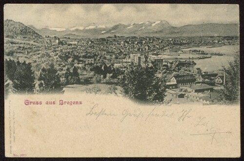 Gruss aus Bregenz : [Correspondenz-Karte ...]