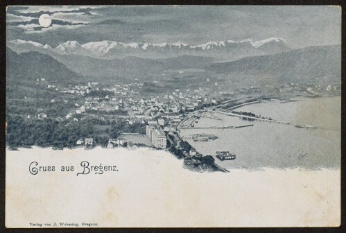 Gruss aus Bregenz : [Correspondenz-Karte ...]