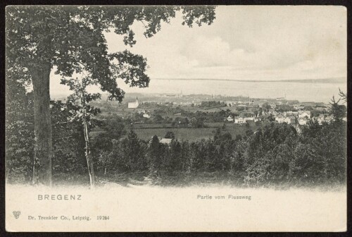 Bregenz : Partie vom Flussweg : [Correspondenz-Karte ...]