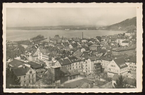 Bregenz a. B. Blick vom Martinsturm