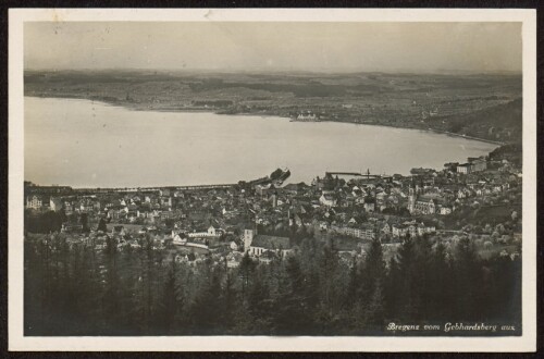 Bregenz vom Gebhardsberg aus