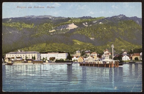 Bregenz am Bodensee. Hafen