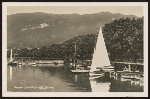 Bregenz. Gondelhafen g. d. Pfänder