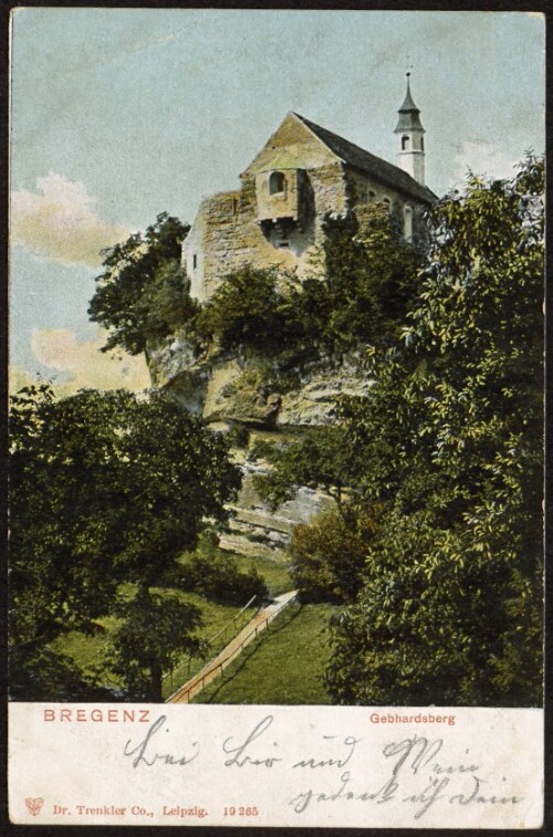 Bregenz Gebhardsberg : [Correspondenz-Karte ...]