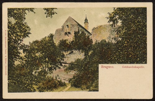 Bregenz : Gebhardtskapelle : [Correspondenzkarte ...]