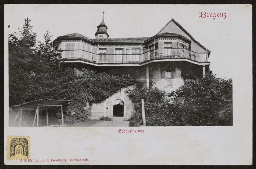 Bregenz : Gebhardsberg : [Correspondenzkarte ...]