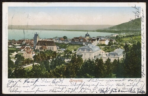 Bregenz : [Correspondenz-Karte An ... in ...]