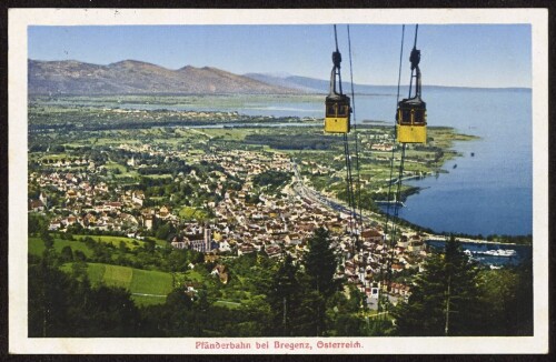 Pfänderbahn bei Bregenz, Österreich