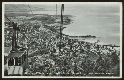 Bregenz-Pfänderbahn, Blick aus der Gondel