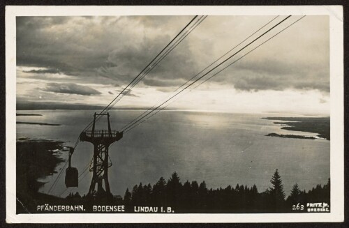 [Bregenz] Pfänderbahn. Bodensee : Lindau i. B.