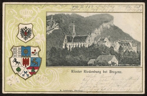 Kloster Riedenburg bei Bregenz : [Correspondenz-Karte An ... in ...]