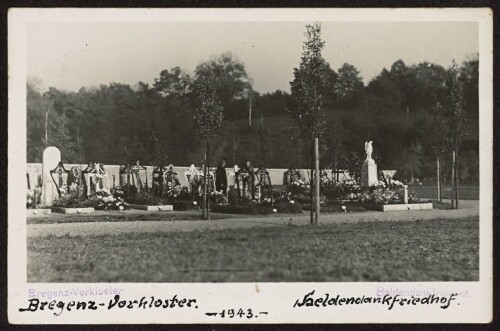 Bregenz-Vorkloster : Heldendankfriedhof