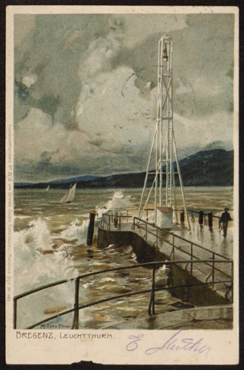 Bregenz, Leuchtthurm : [Post-Karte ...]