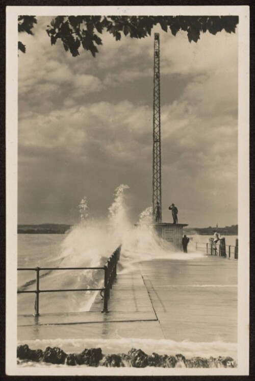 [Bregenz] : [Bregenz a. Bodensee, Brandung ...]