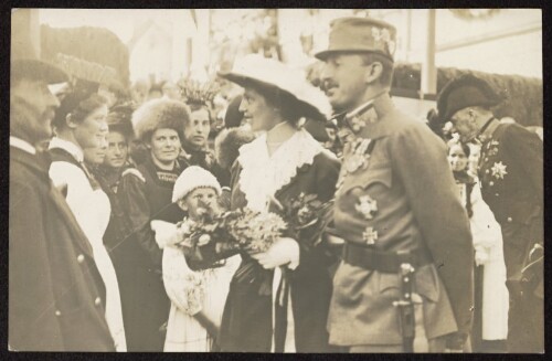 [Kaiser Karl I. und Kaiserin Zita am 5. Juni 1917 zu Besuch in Bregenz]