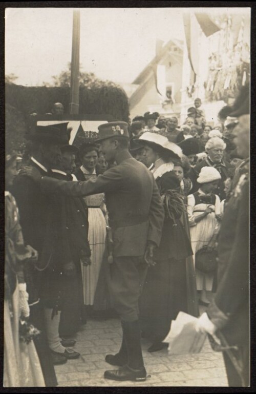 [Kaiser Karl I. und Kaiserin Zita am 5. Juni 1917 zu Besuch in Bregenz]