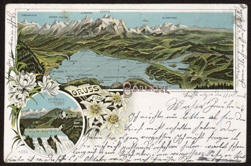 Gruss vom Bodensee : Rheinfall : [Carte postale ...]