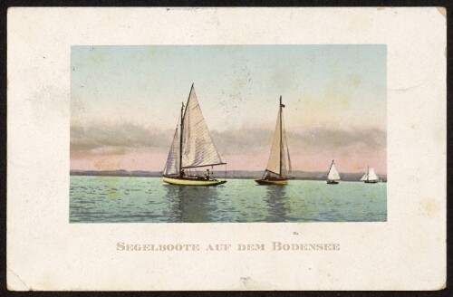 Segelboote auf dem Bodensee