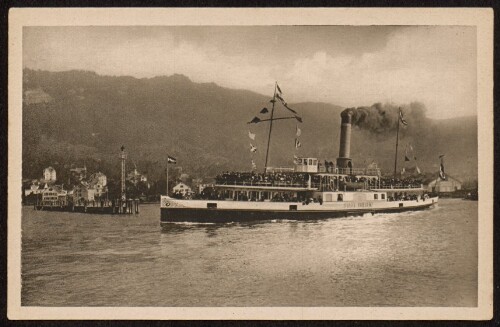 [Dampfer auf dem Bodensee] : [Bodensee-Dampfer  Stadt Bregenz  ...]