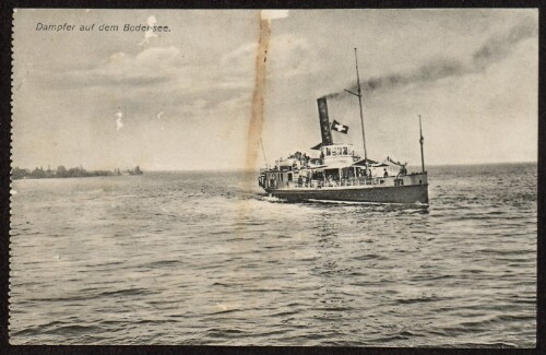 Dampfer auf dem Bodensee