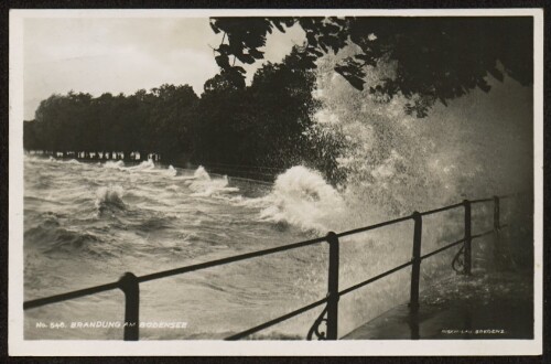 Brandung am Bodensee